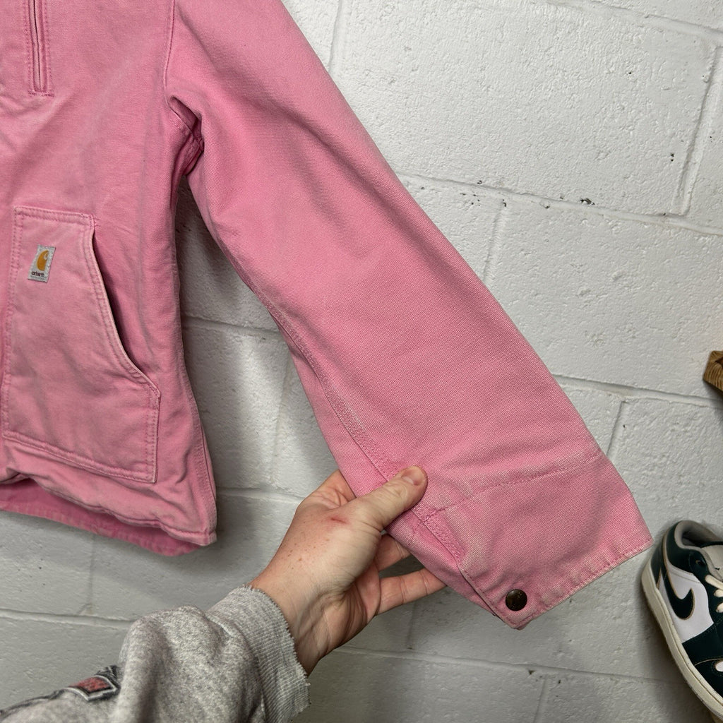 Vintage Carhartt Sherpa-Lined Canyon Jacket “Pink Rose” WJ022 PKR Women’s Small