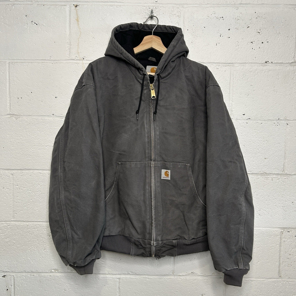 Carhartt Quilted Hooded Active Jacket “Gravel/Grey” J140-GVL Men’s Large