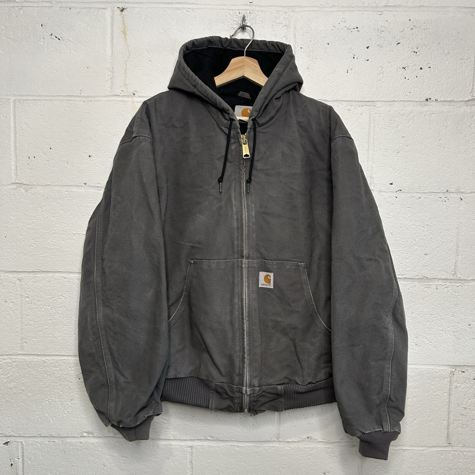 Carhartt Quilted Hooded Active Jacket “Gravel/Grey” J140-GVL Men’s Large