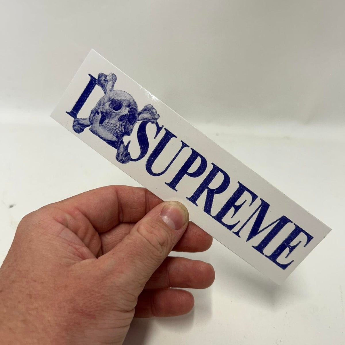 Supreme Box Logo Skull Sticker FW25