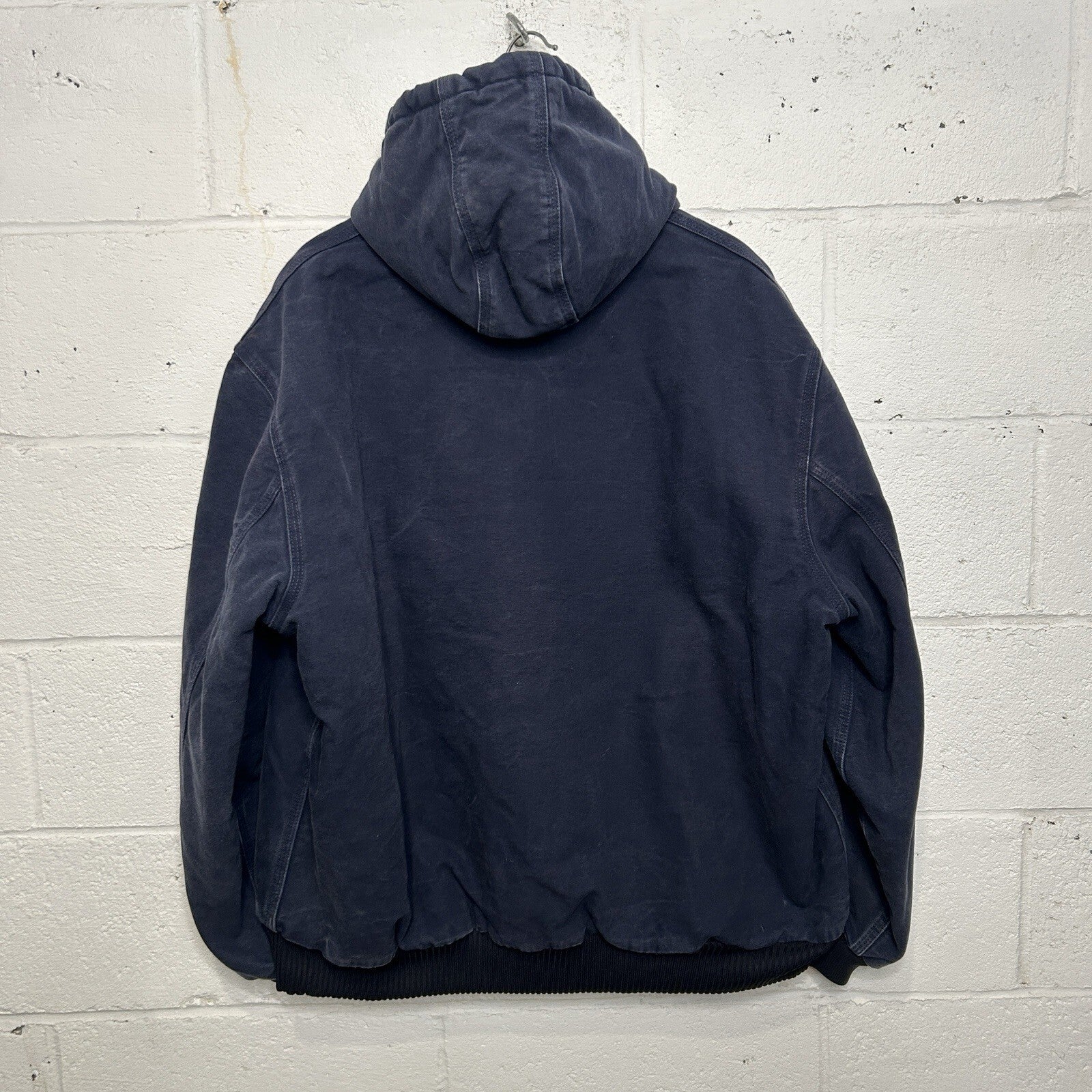Carhartt Quilted Hooded Active Jacket “Dark Navy” J140 DNY Men’s X-Large