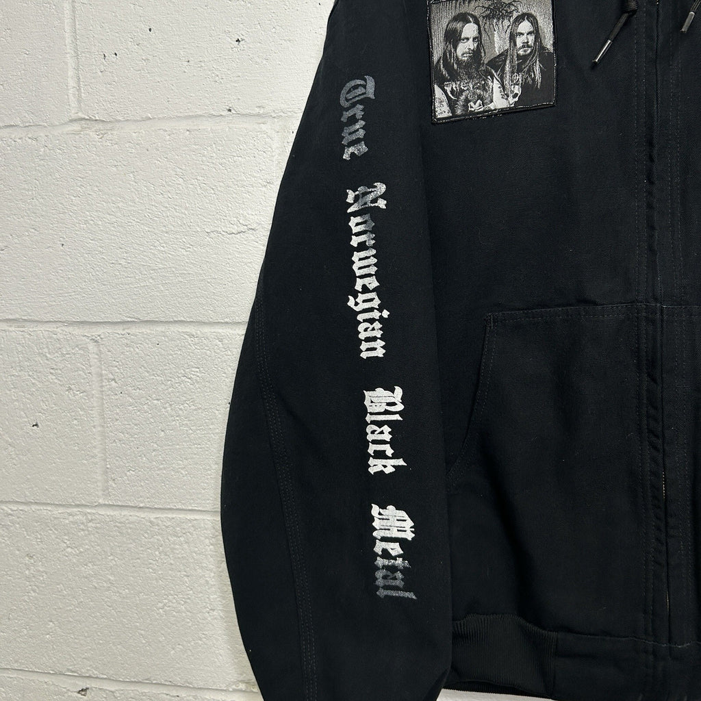 Y2K Carhartt Thermal-Lined Hooded Active Jacket “Black” J131 BLK Dark Throne