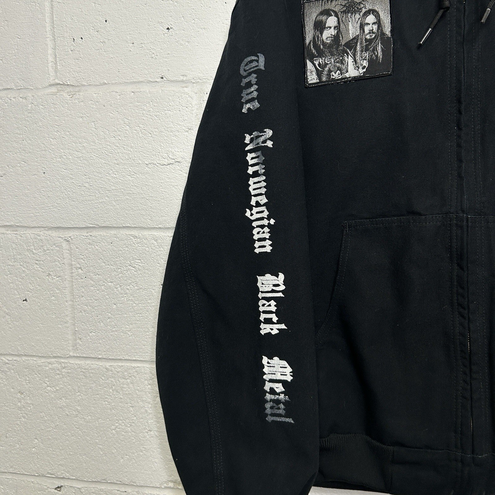 Y2K Carhartt Thermal-Lined Hooded Active Jacket “Black” J131 BLK Dark Throne