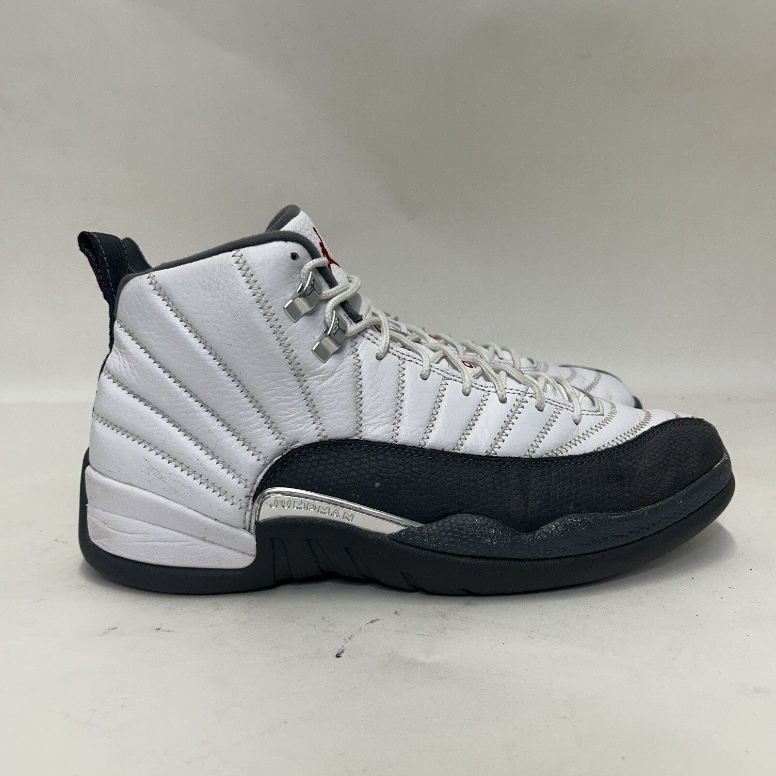 Nike Air Jordan 12 Retro OG “Stealth/Dark Grey White Red” 130690-160 Men’s 12