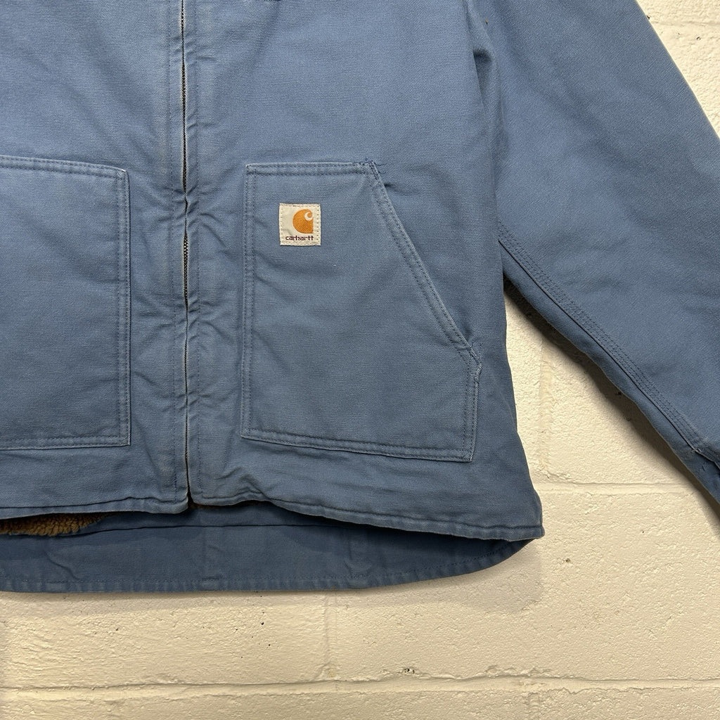 Carhartt Sherpa-Lined Canyon Jacket “French Blue” WJ022 FHB Women’s Large