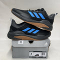 Adidas Trainer V “Black Pulse Blue Gum” Athletic Sneakers GW4056 Men’s 8 New