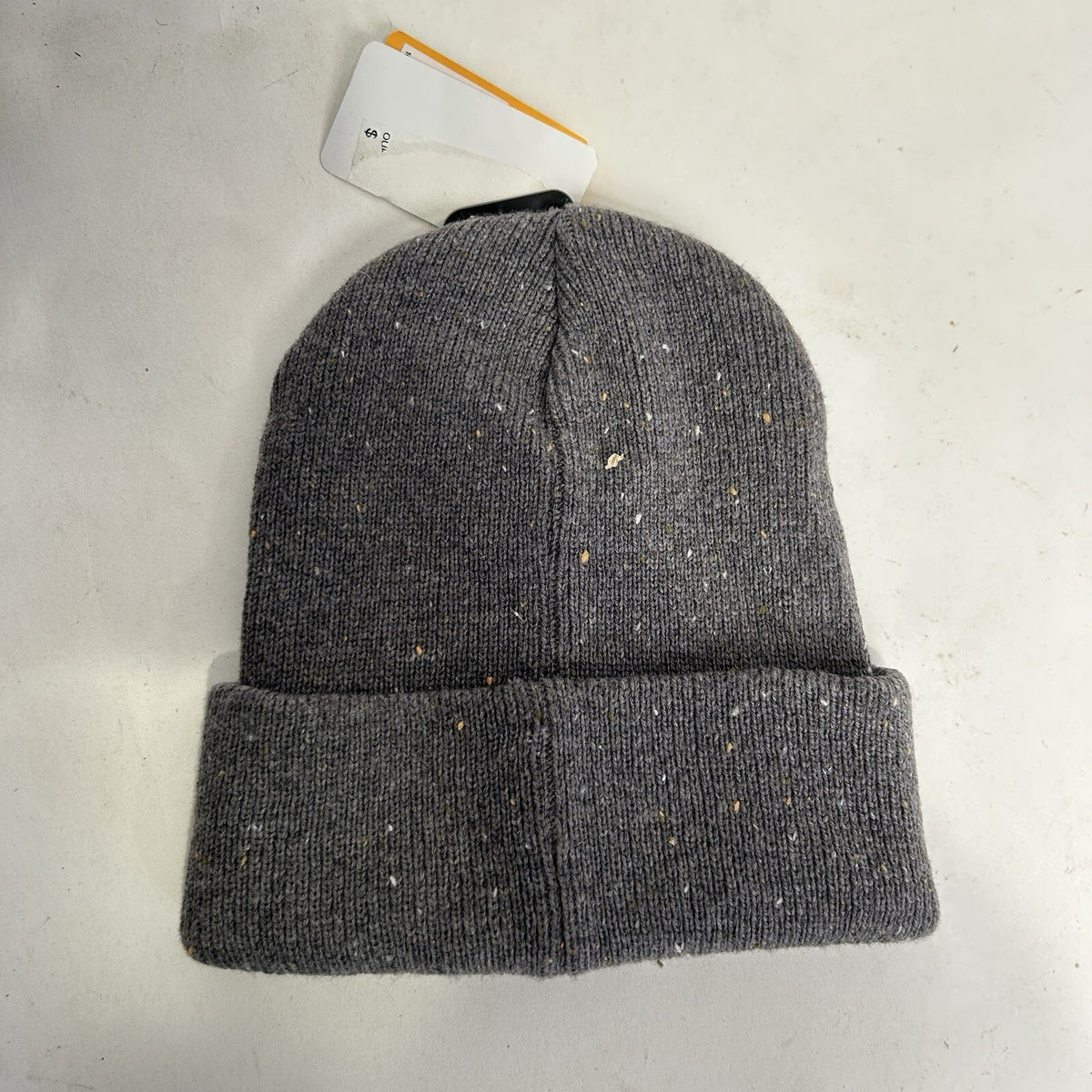 Carhartt Anglistic Speckled Fold Over Beanie “Heather Grey” One Size New