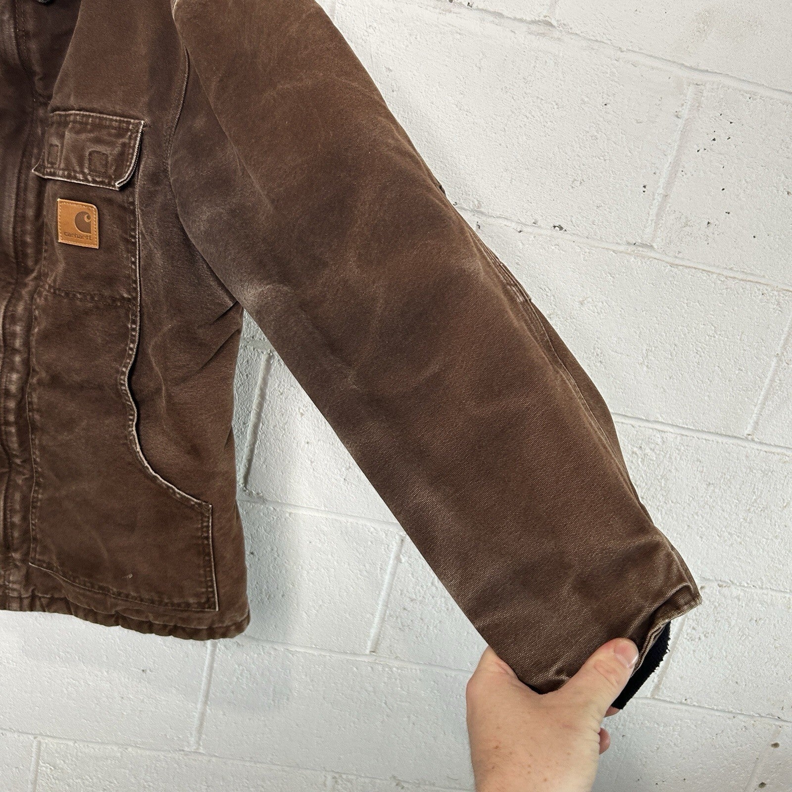 Vintage Carhartt Quilted Artic Jacket “Dark Brown” C26 DKB Men’s Medium