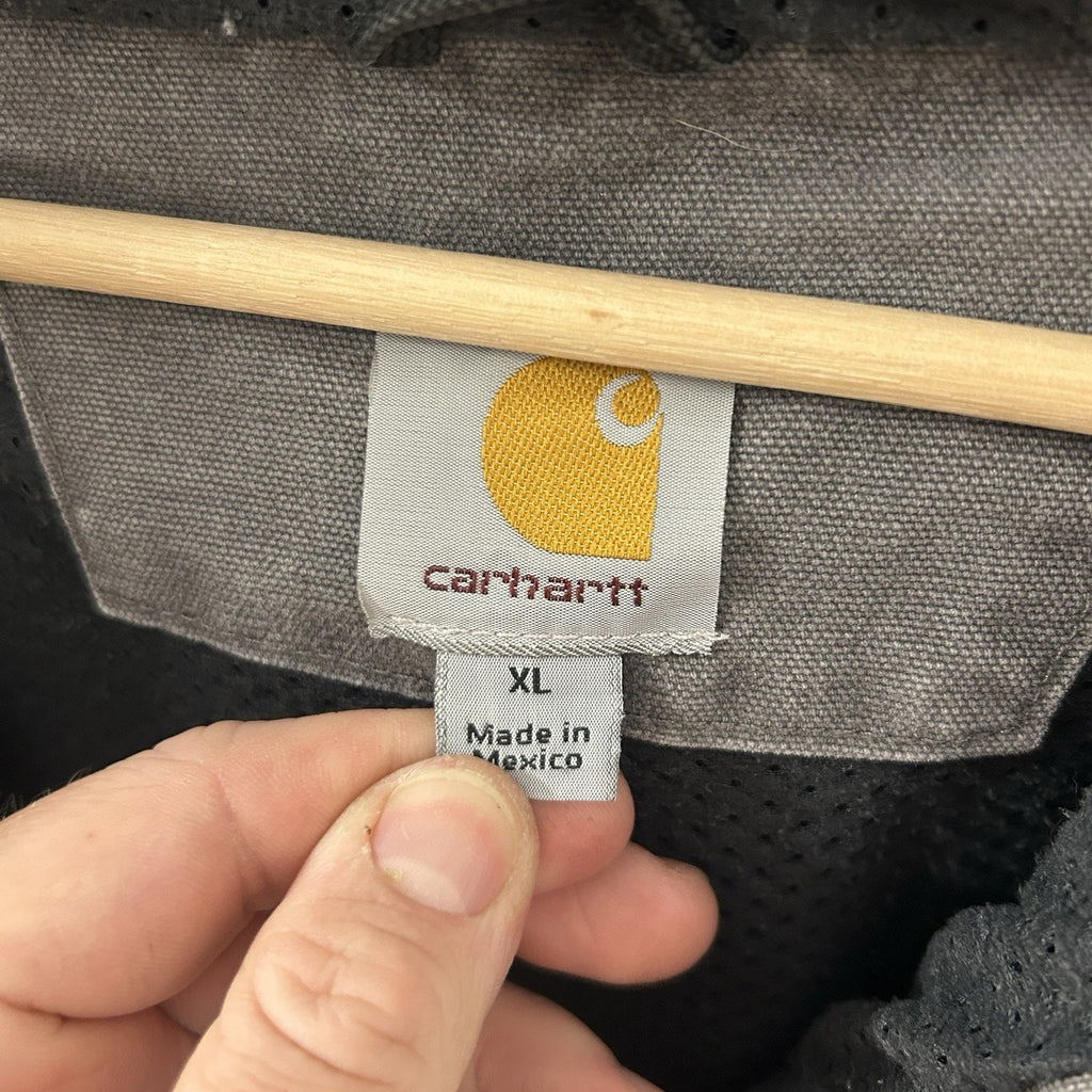 Y2K Carhartt Mesh-Lined Active Jacket “Gravel Grey” J360 GVL
