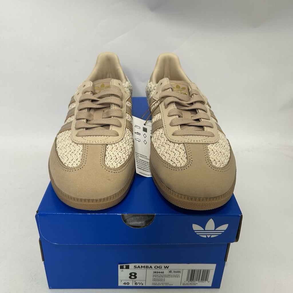 adidas Womens Samba OG Knit Pack - “Sand Strata” JR9446 Women’s 8 New