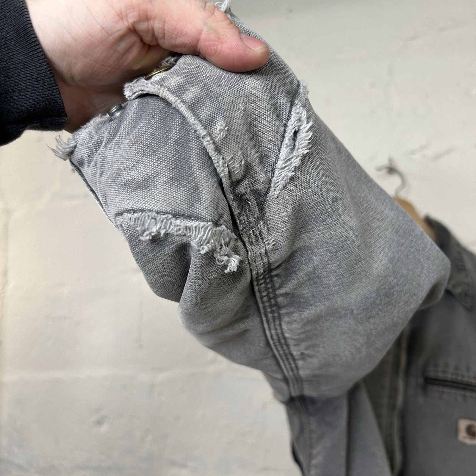 Vintage Blanket-Lined Carhartt Detroit Jacket “Metal” J97 MTL Men’s X-Large