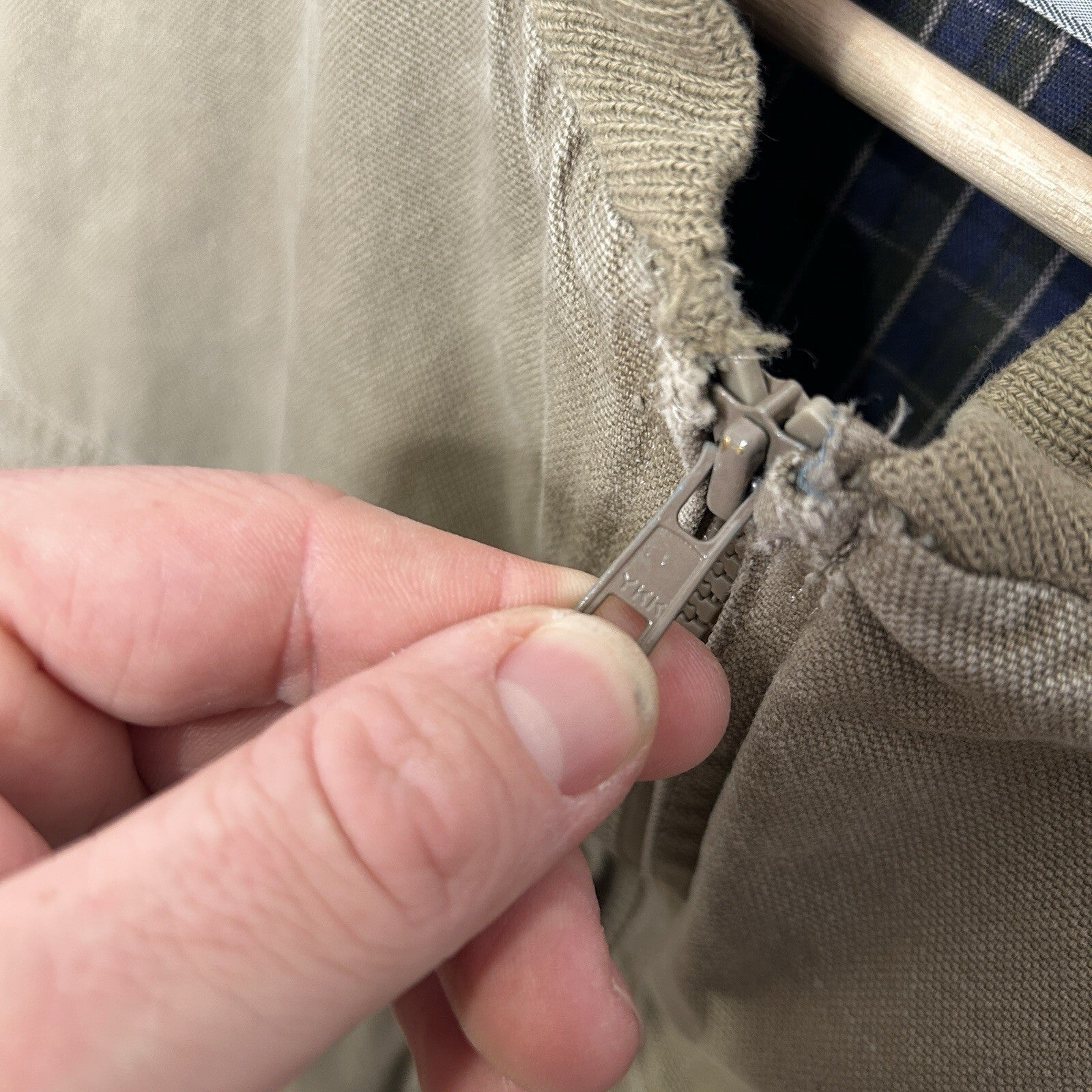 Vintage Carhartt Sheeting-Lined Plainsman Jacket “Taupe” JS0121 Men’s Medium