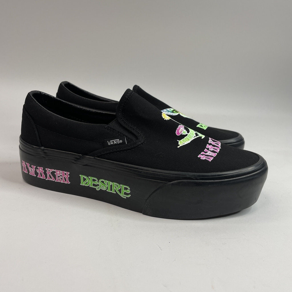 Vans Morph Blackout Platform “Awaken Desire” Slip On Shoes W 8.5 / M 7