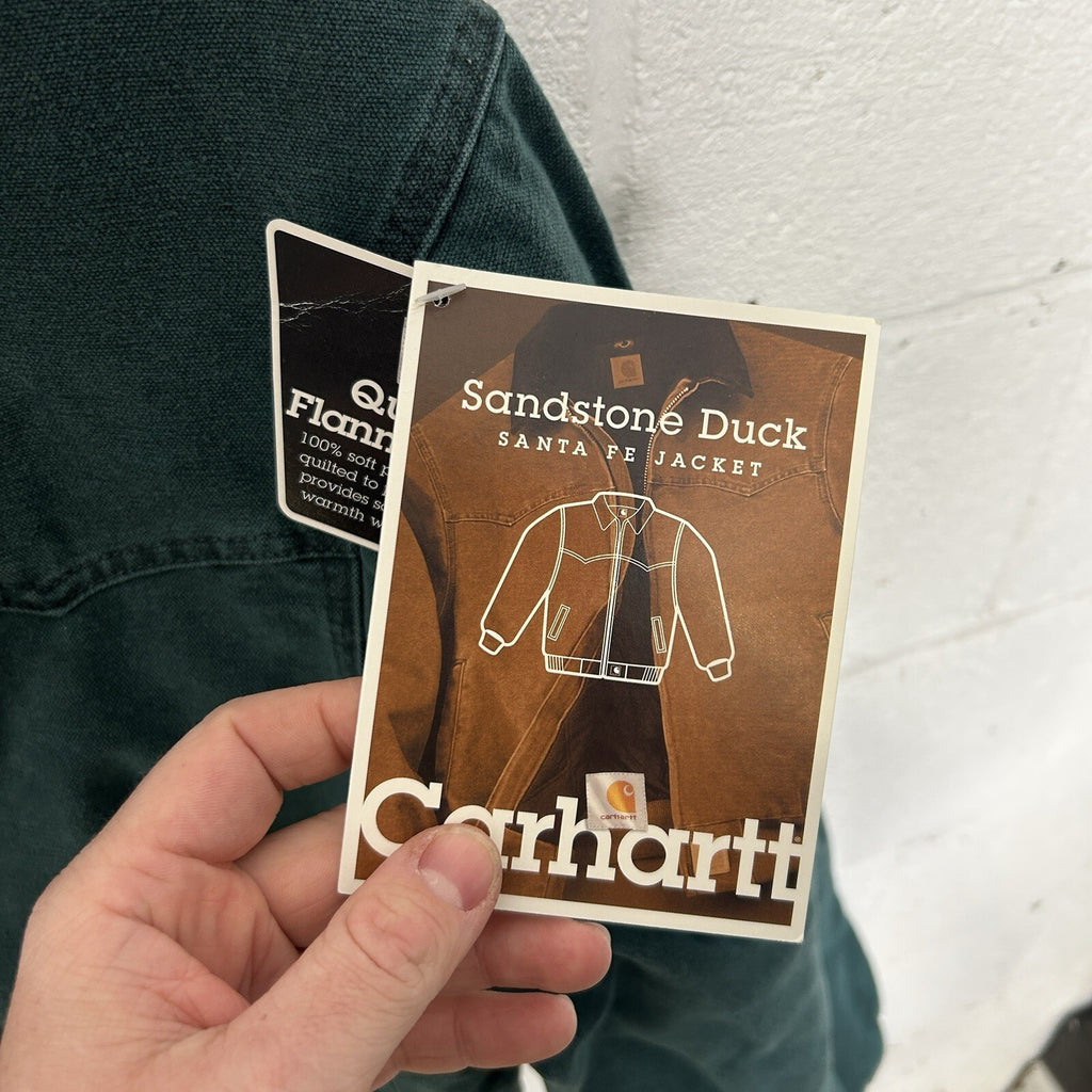 Vintage Carhartt Santa Fe Jacket “Hunter Green” J14 HTG Men’s Large NEW