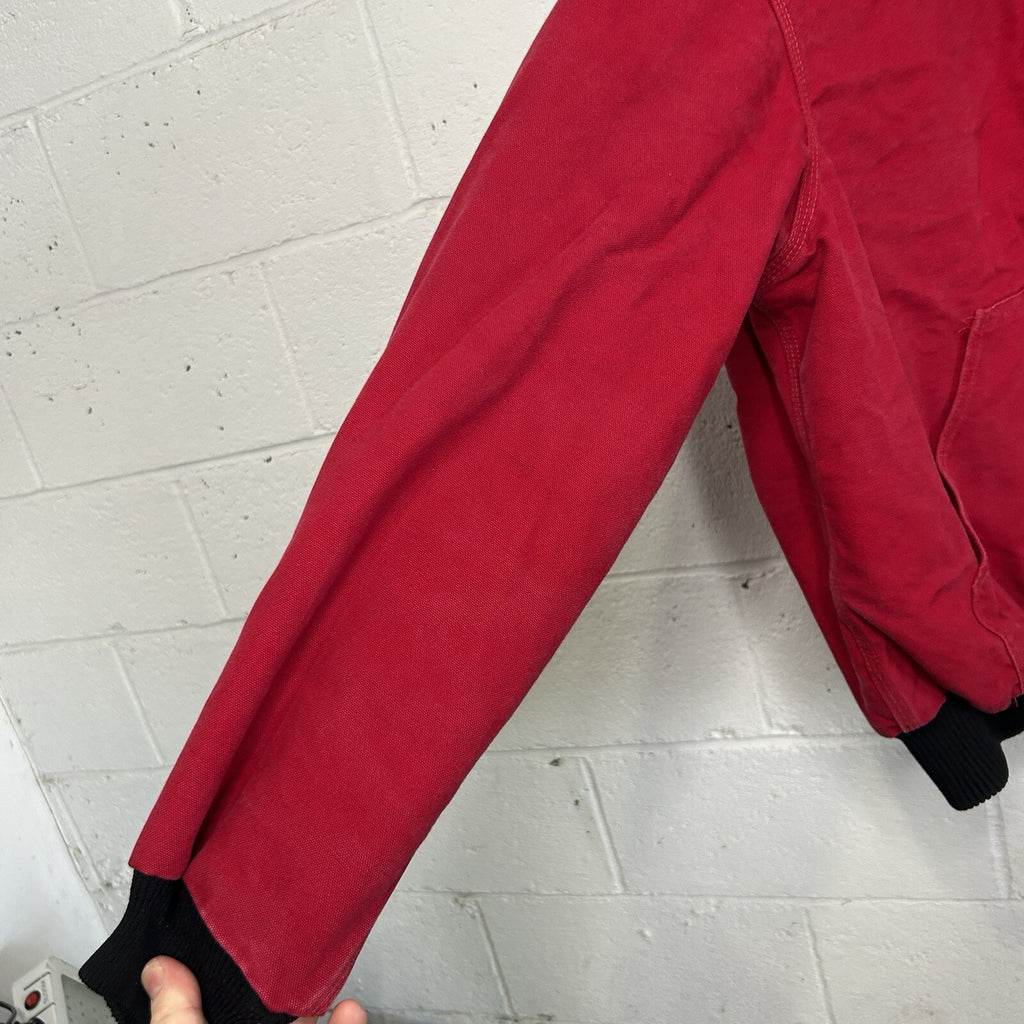 Vintage Carhartt Quilted Hooded Active Jacket “Red” J04 RED Men’s Large