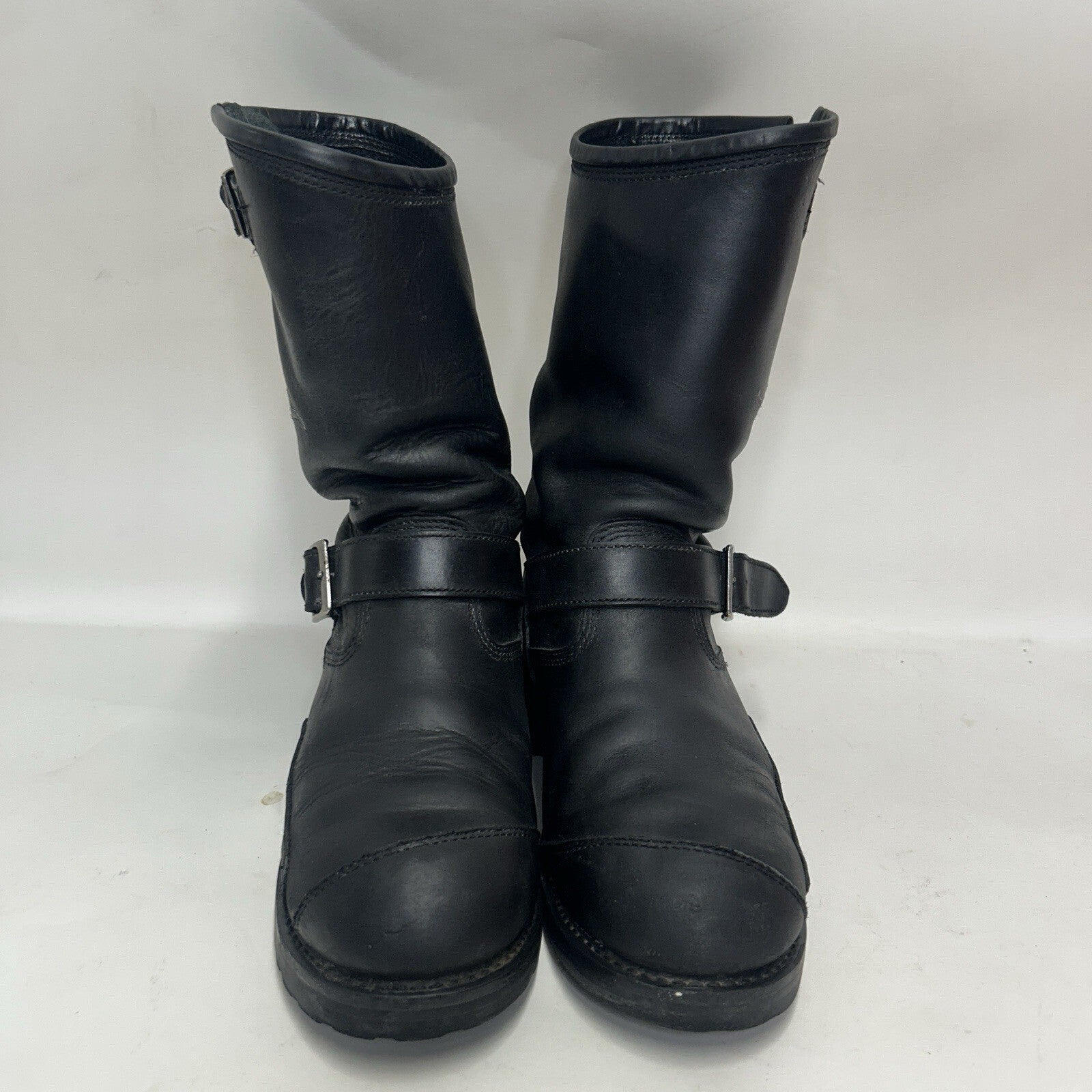 Harley Davidson Embroidered Flames Biker Engineer Boots “Black” Men’s 10.5