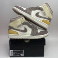 Nike Air Jordan 1 Mid SE Craft Inside Out “Taupe Haze” DM9652-102 Men’s Size 8.5