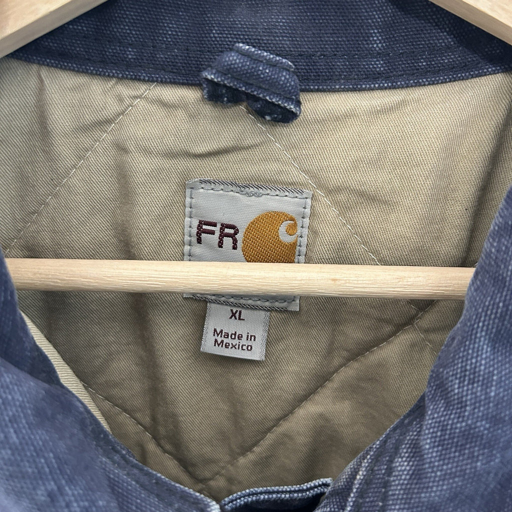 Vintage Carhartt FR Quilted Santa Fe Jacket “Dark Navy”  Men’sX-Large