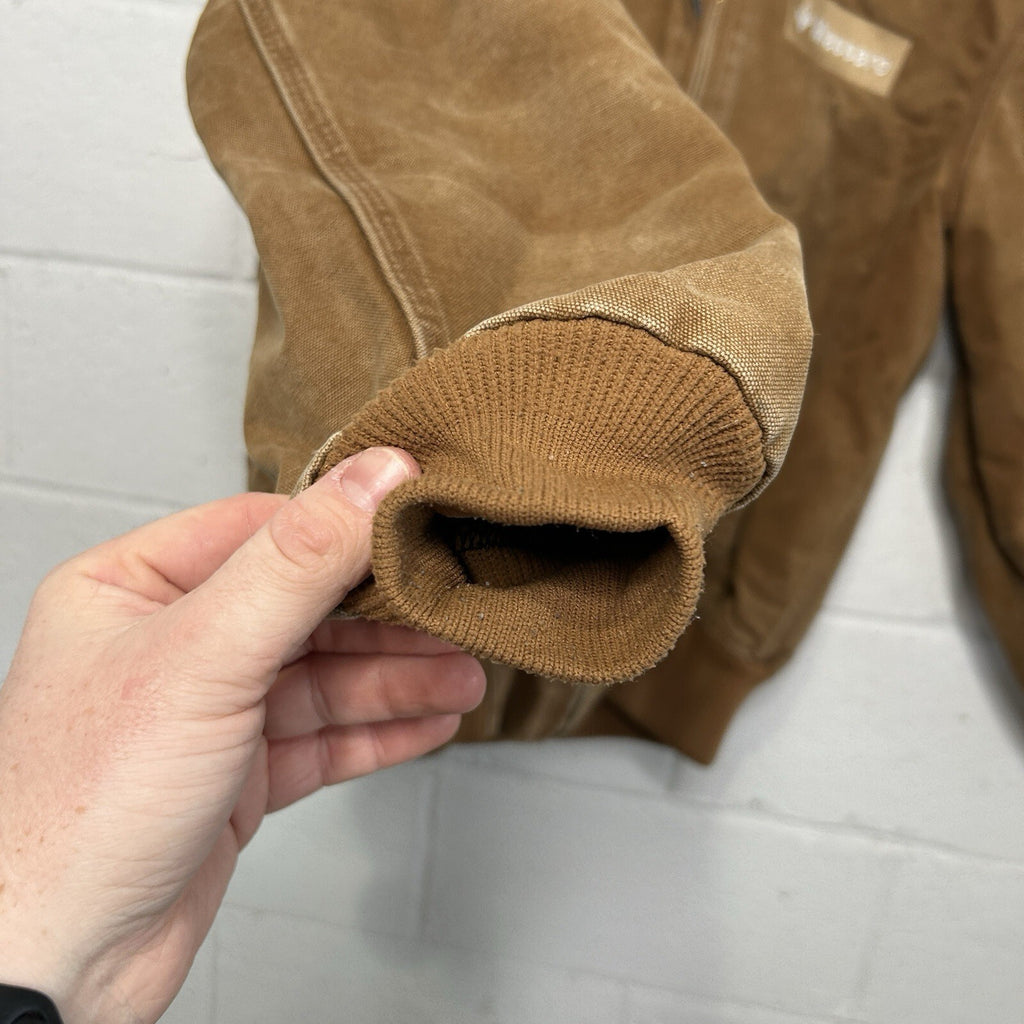 Carhartt Hooded Quilt-Lined Active Jacket “Brown” J130-211 Men’s Medium