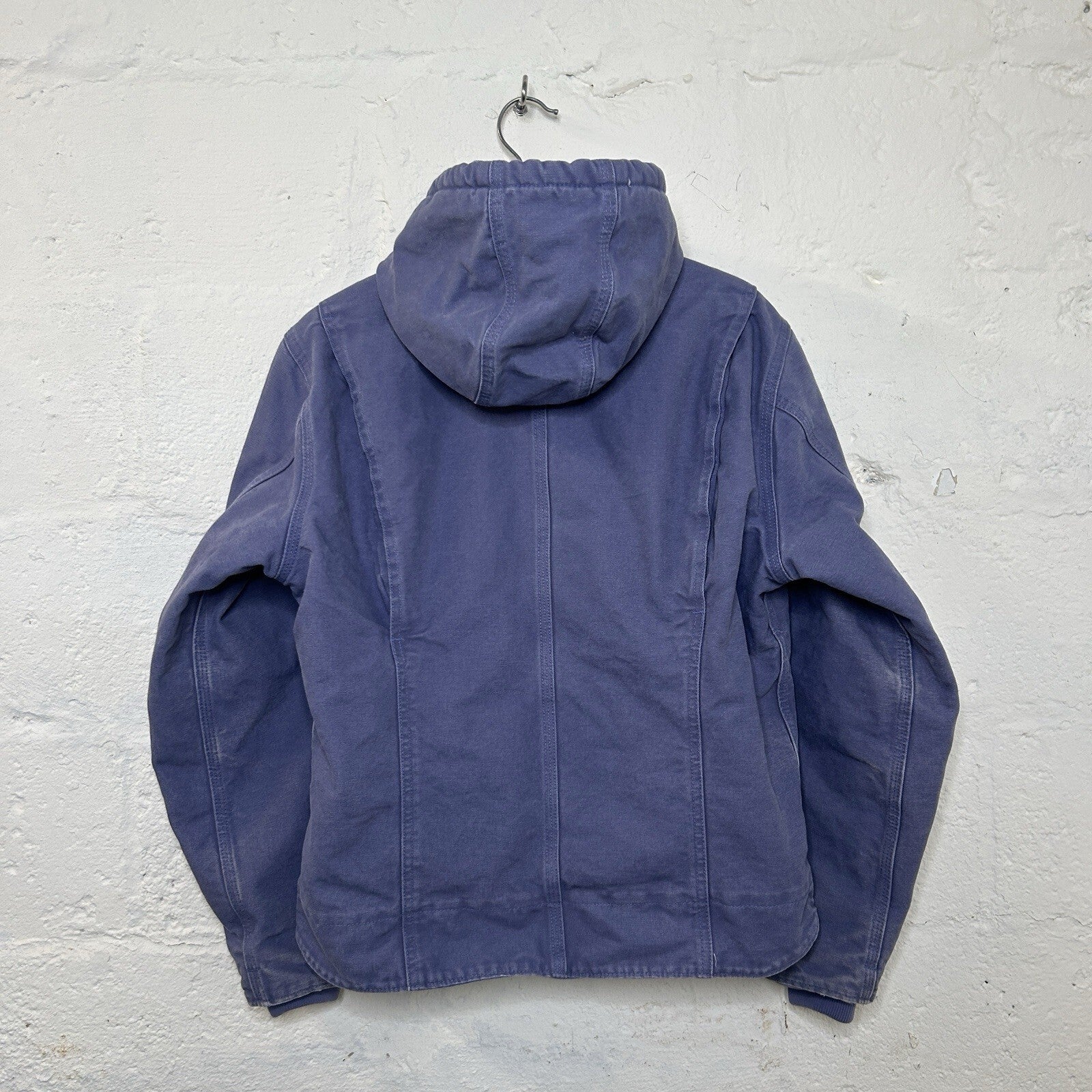 Carhartt Sherpa-Lined Hooded Detroit Jacket “Blue Dusk” WJ141 BDK Women’s Medium