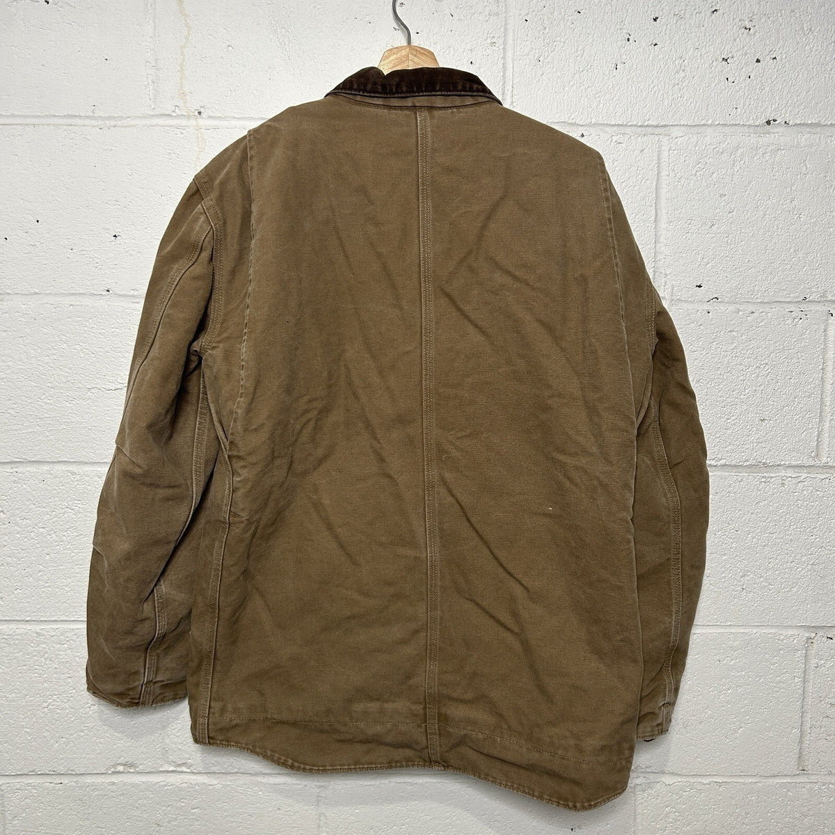 Vintage Carhartt Sandstone Sherpa-Lined Ridge Coat “Camel”