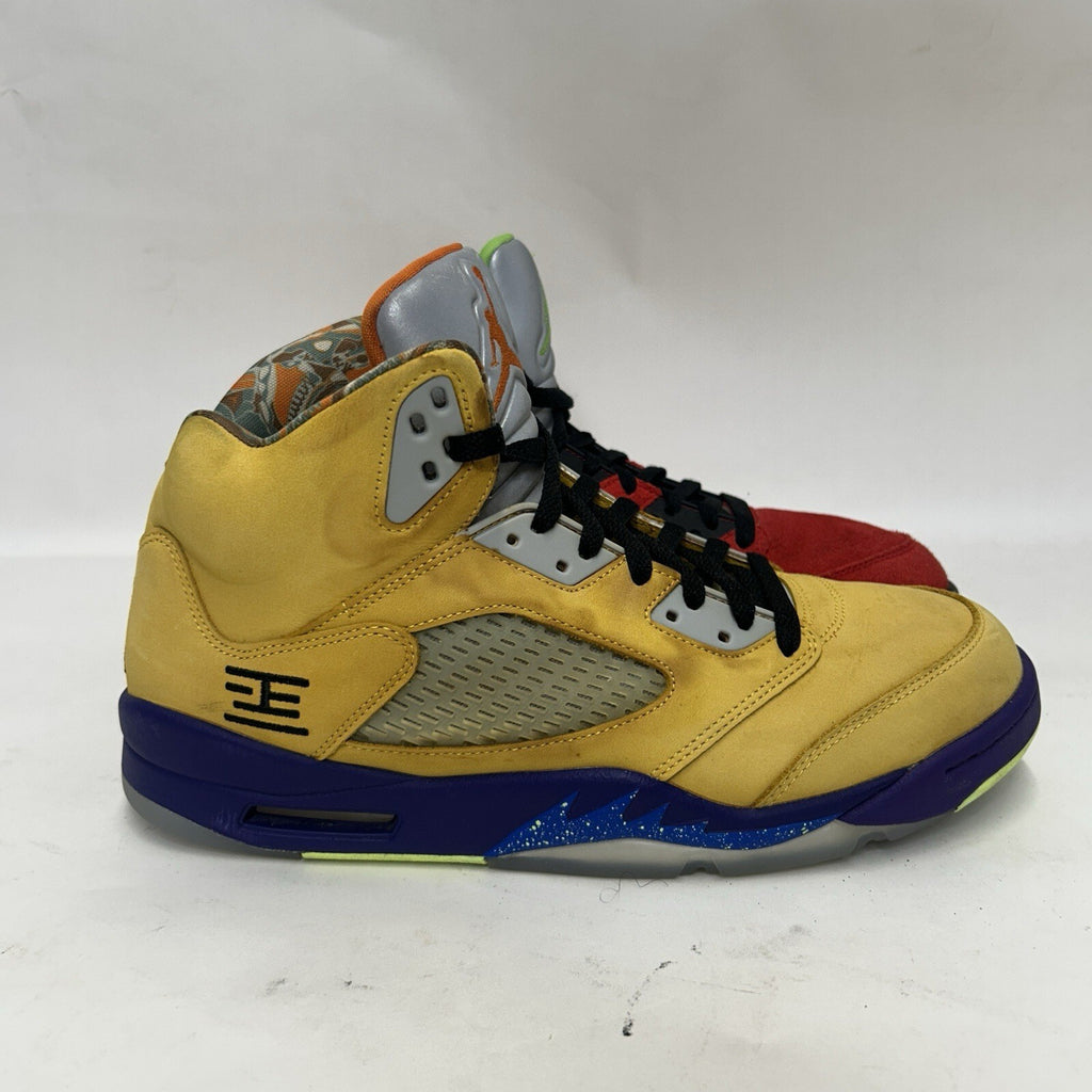 Nike Air Jordan Retro 5 Retro OG “What The” Sneakers CZ5725-700 Men’s 13 Worn