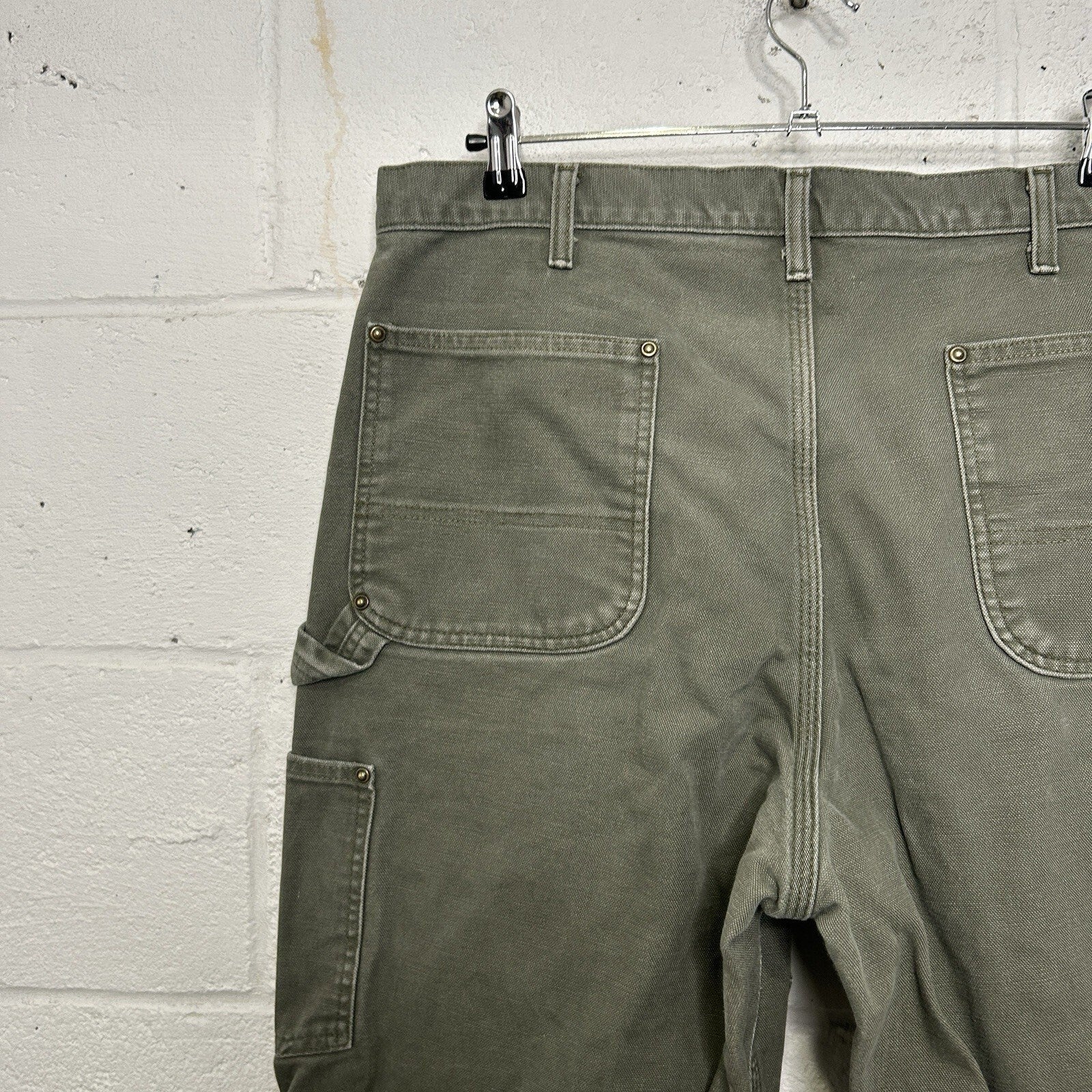 Vintage Carhartt DoubleKnee Dungaree Carpenter Pants “Moss”