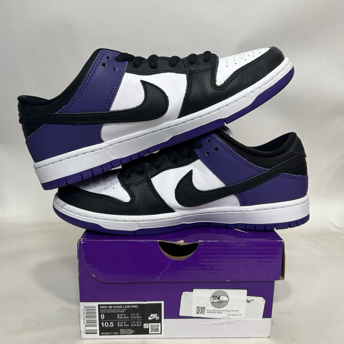 Nike SB Dunk Low Pro “Court Purple”