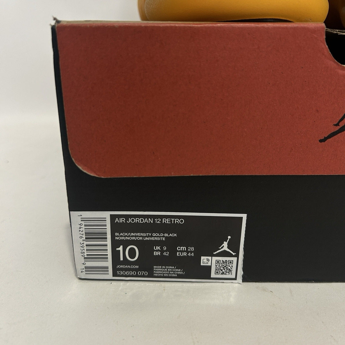 Nike Air Jordan 12 Retro “Black University Gold”