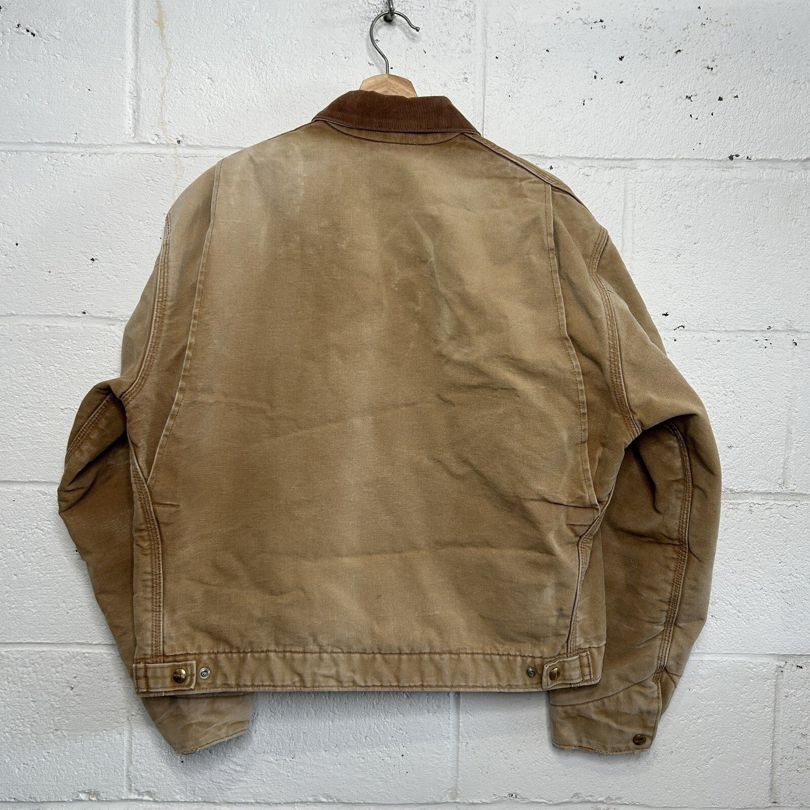 Vintage Carhartt Blanket-Lined Detroit Jacket “Brown” J01 BRN 44R/Men’s Large