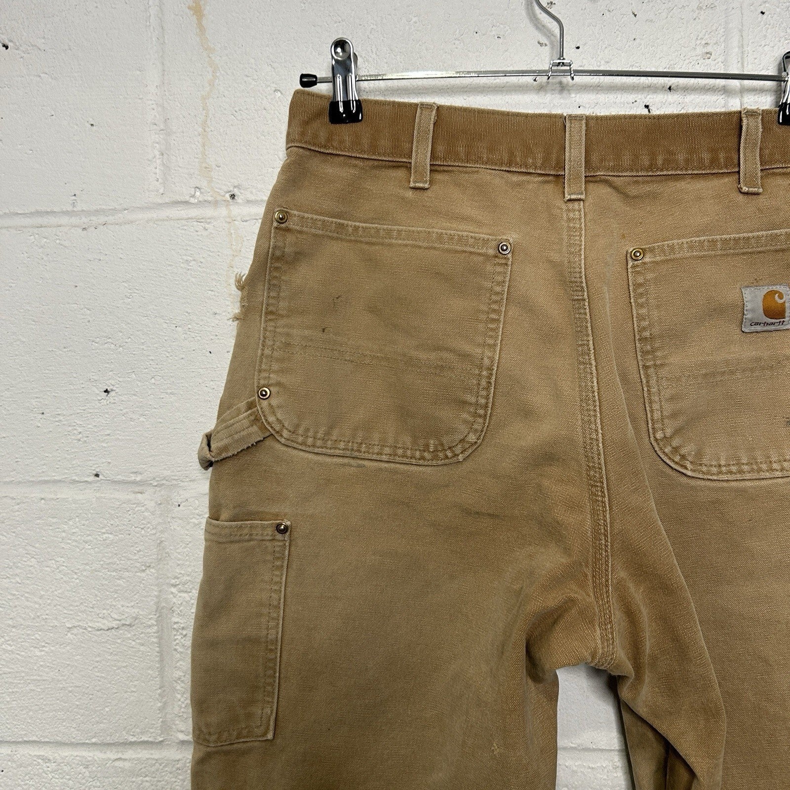 Vintage Carhartt Canvas DoubleKnee Pants “Brown” B01