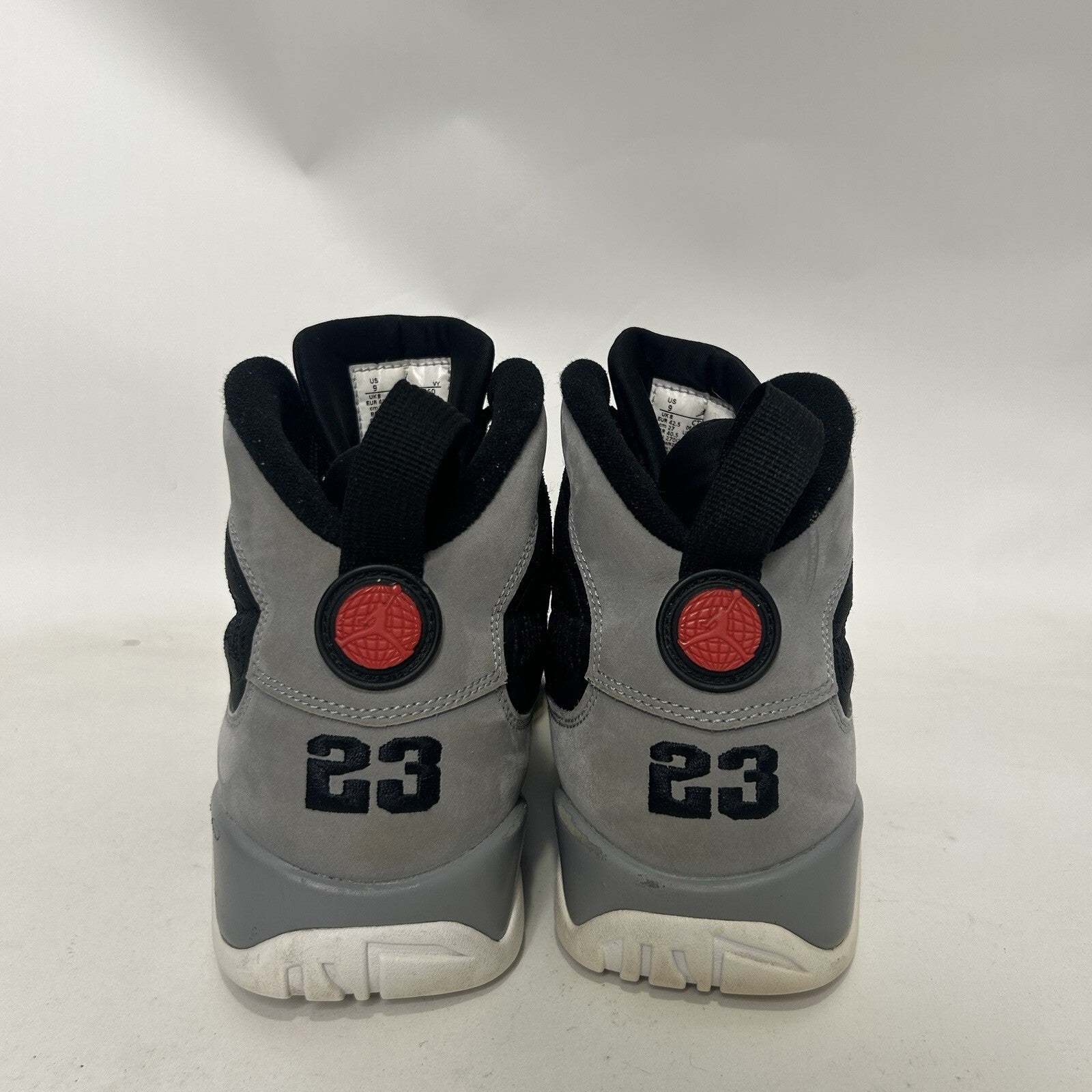 Nike Air Jordan 9 Retro “Particle Grey/Black/Red” (2022) CT8019-060 Men’s 9 Worn