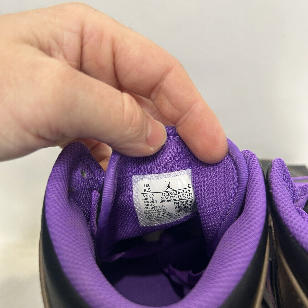 Nike Shoes Air Jordan 1 Mid Retro “Palomino/Purple Mocha” 2024