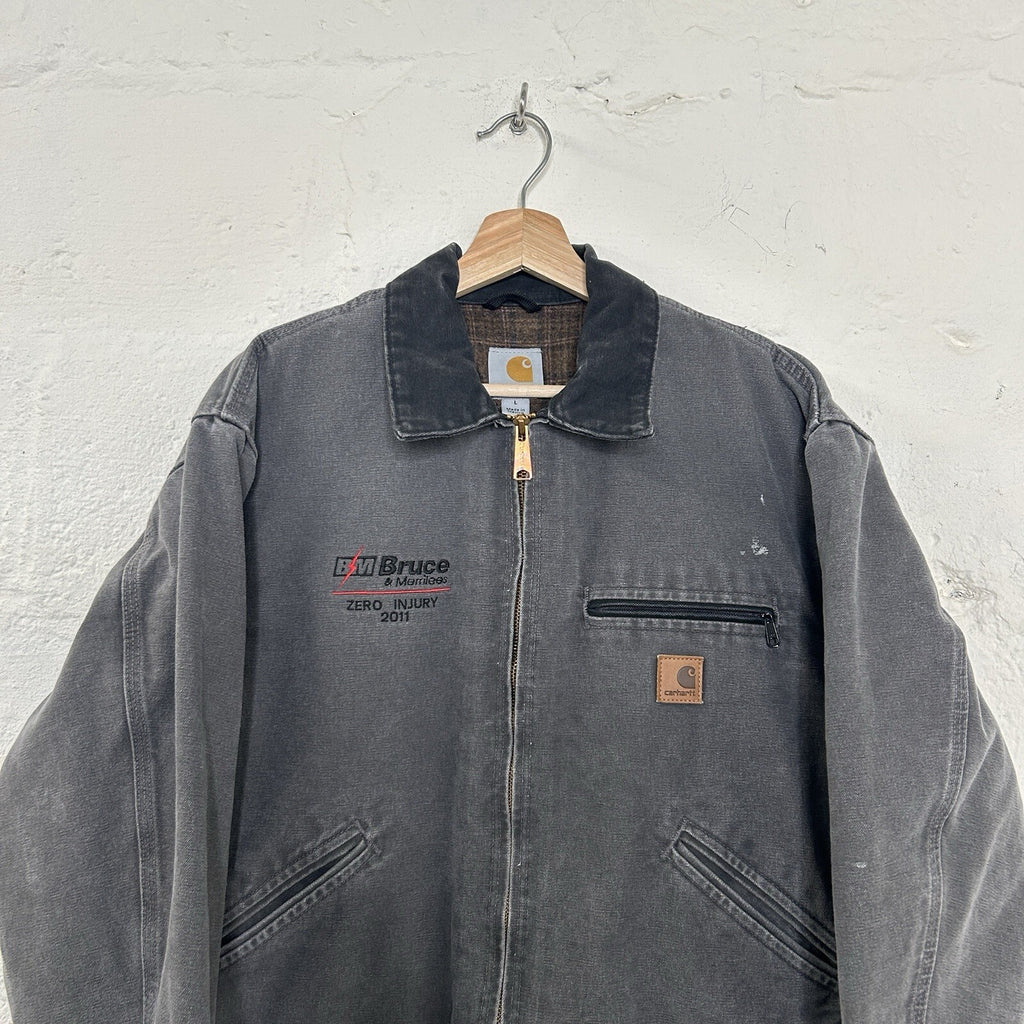 Vintage Carhartt Blanket-Lined Detroit Jacket “Gravel” J97 GVL Men’s Large