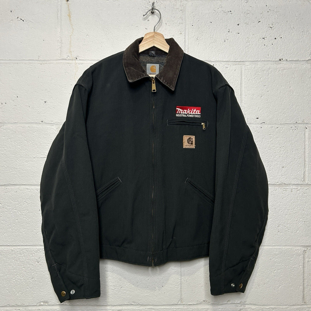 Vintage Carhartt Blanket-Lined Detroit Jacket “Charcoal” J128 CHR Men’s X-Large