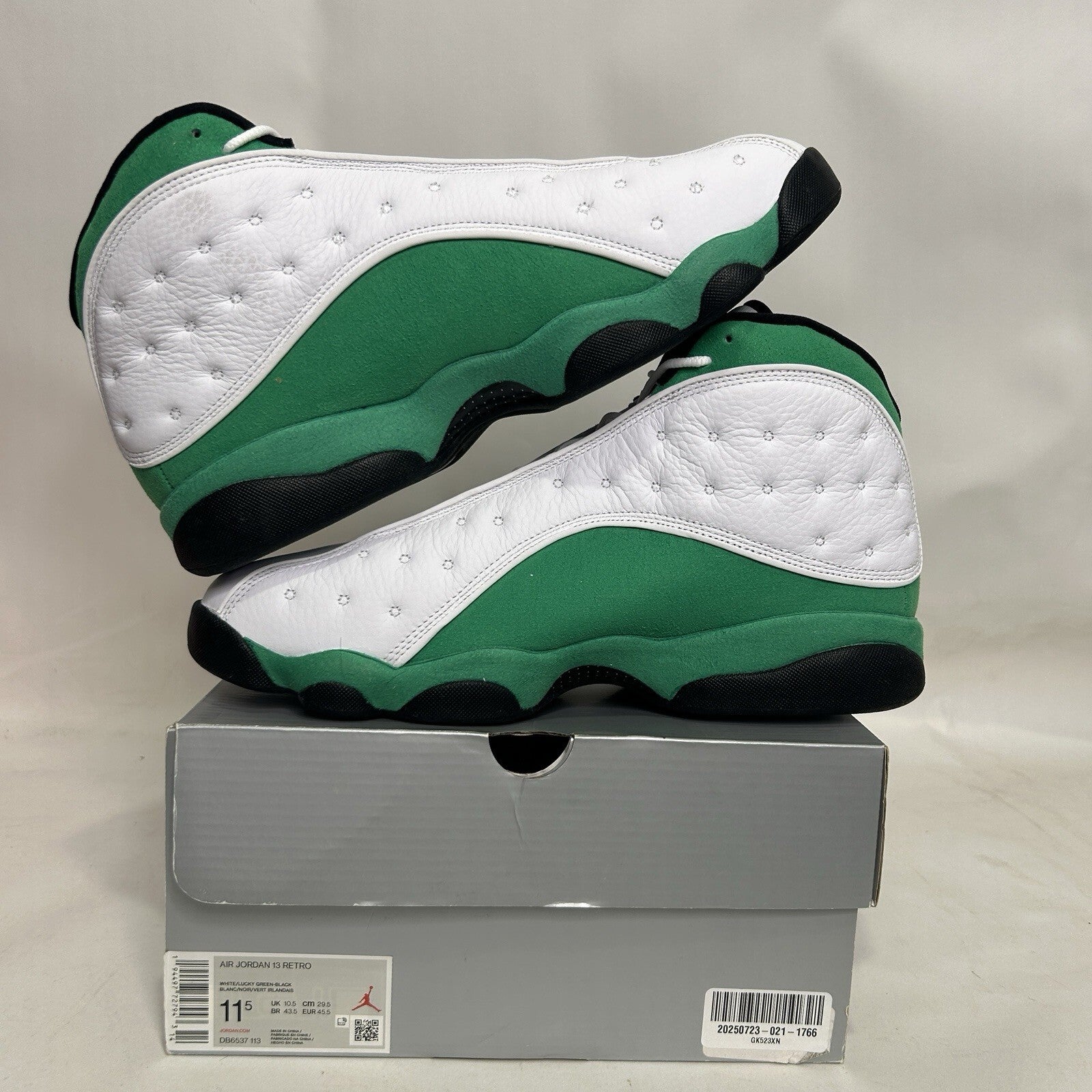 Nike Air Jordan 13 Retro OG “White Lucky Green” DB6537-113 Men’s 11.5 New