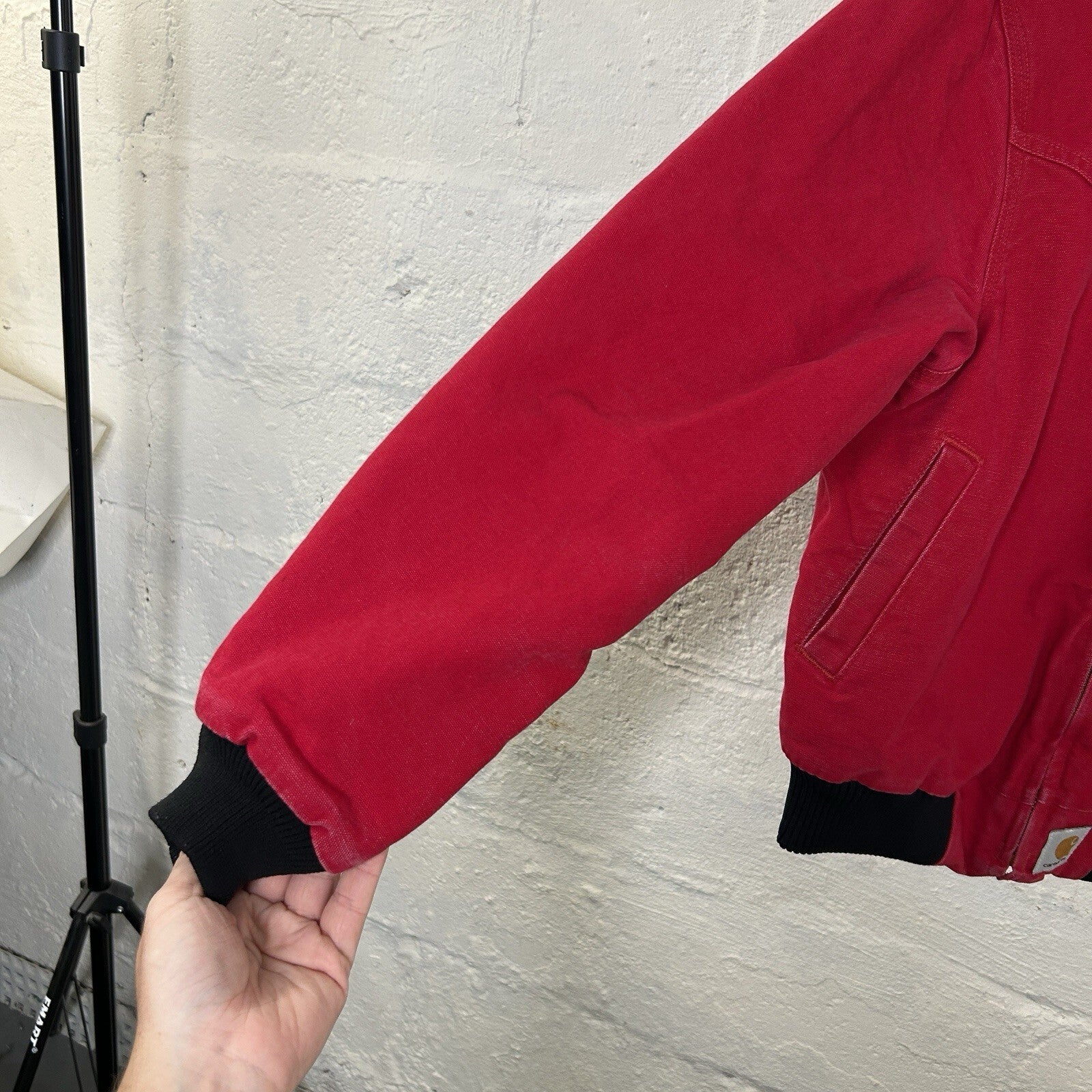 Vintage Carhartt Quilted Santa Fe Jacket “Red” J13RED/JQ2100 Men’s Medium