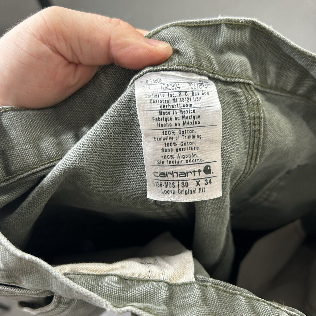 Vintage Carhartt DoubleKnee Carpenter Pants “Moss/Green"