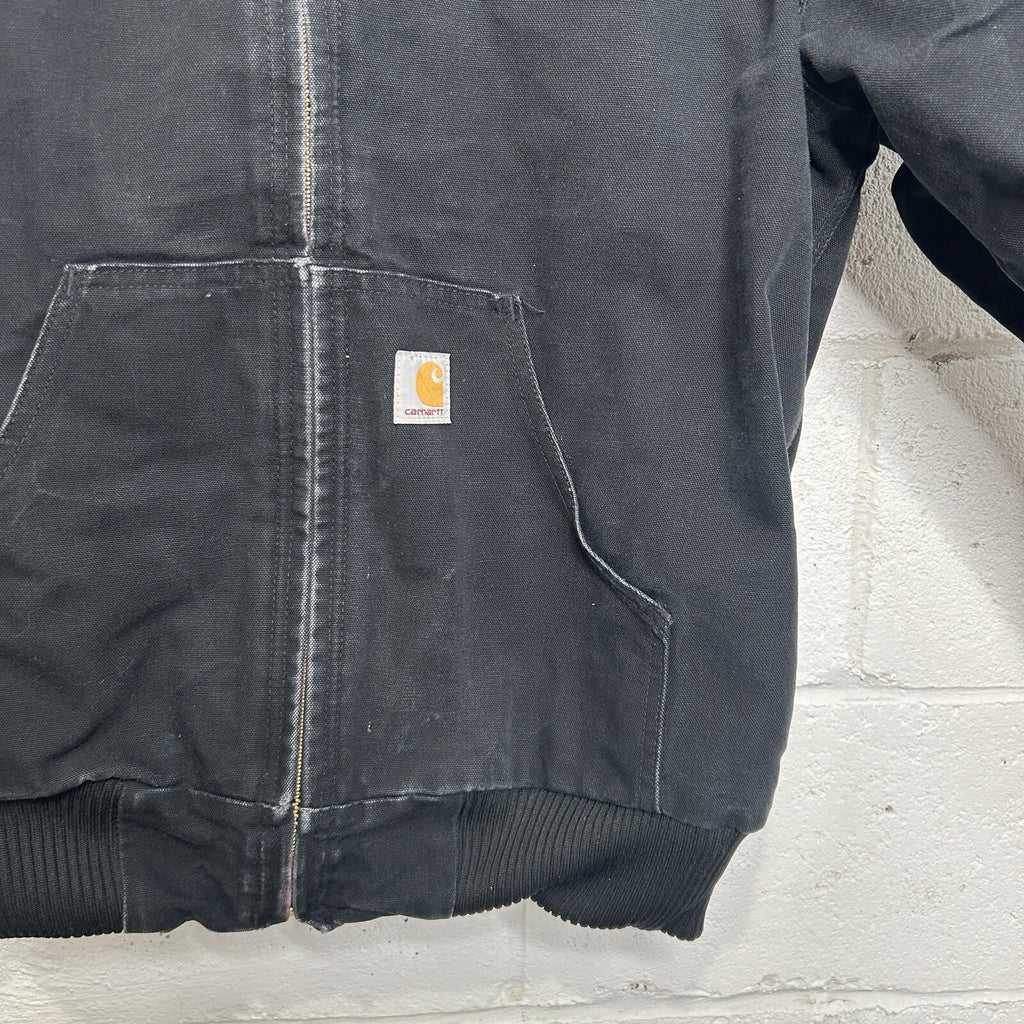 Vintage Carhartt Quilted Hooded Active Jacket “Black” J140 BLK Men’s Medium