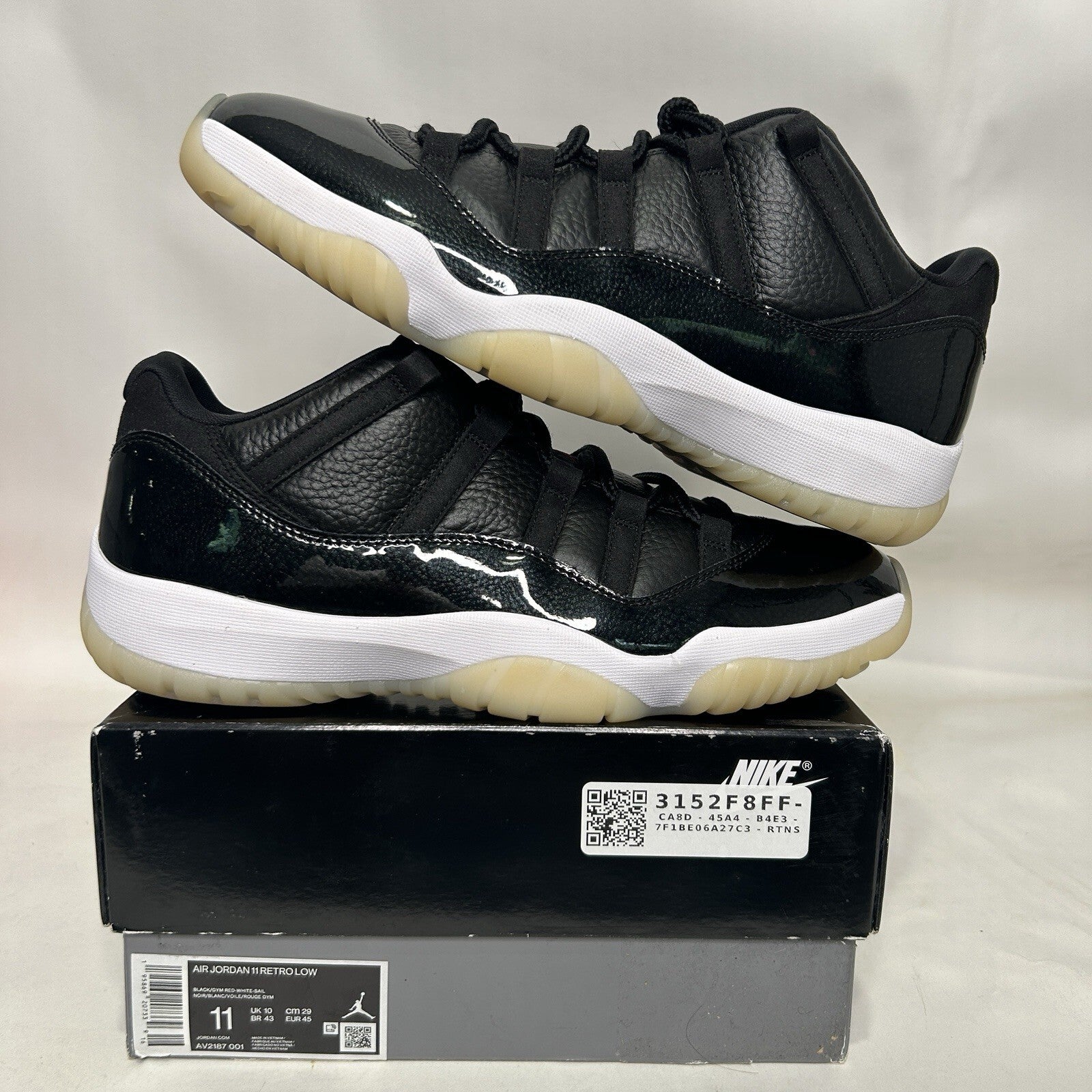 Nike Air Jordan 11 Retro Low OG “72-10” AV2187-001 Men’s 11 New