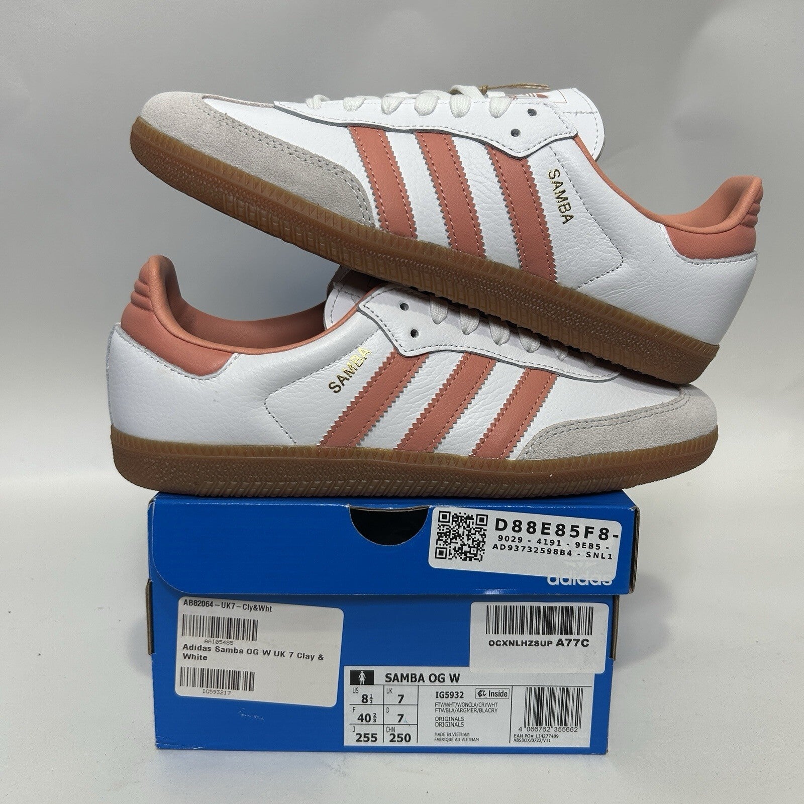 adidas Samba OG WMNS “Wonder Clay” IG5932 Women’s 8.5 New