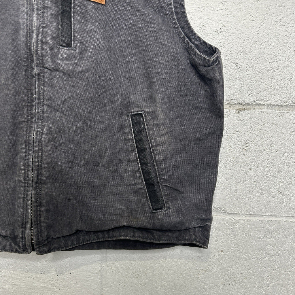 Carhartt Fleece-Lined Knoxville Hooded Vest “Shadow Grey”