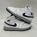 Nike Air Jordan 1 Mid Retro GS “White Cement” 554725-115 6.5Y/Women’s 8