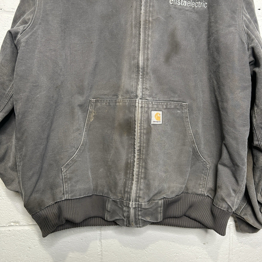 Carhartt Quilted Hooded Active Jacket “Gravel/Grey” J140-GVL Men’s X-Large