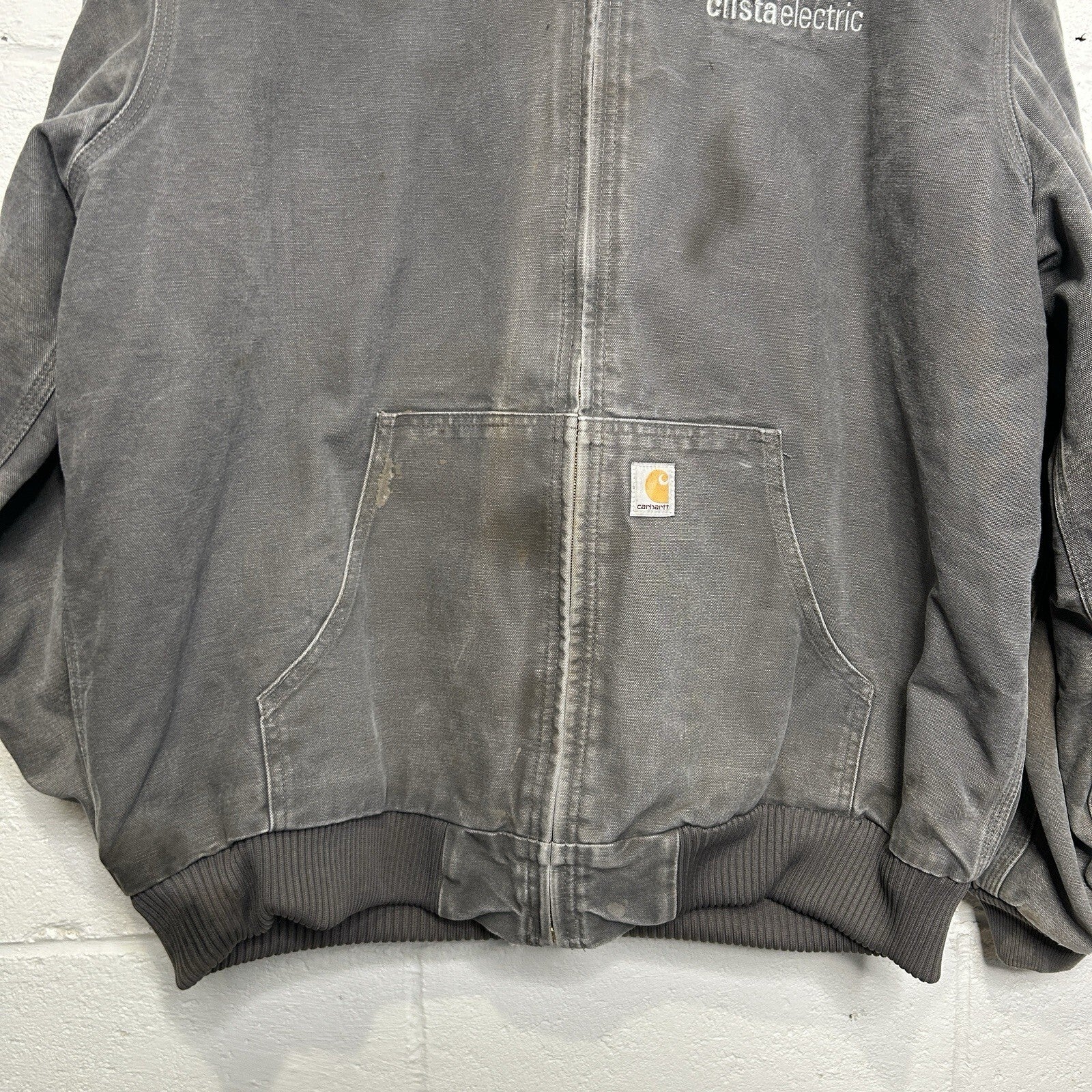 Carhartt Quilted Hooded Active Jacket “Gravel/Grey” J140-GVL Men’s X-Large