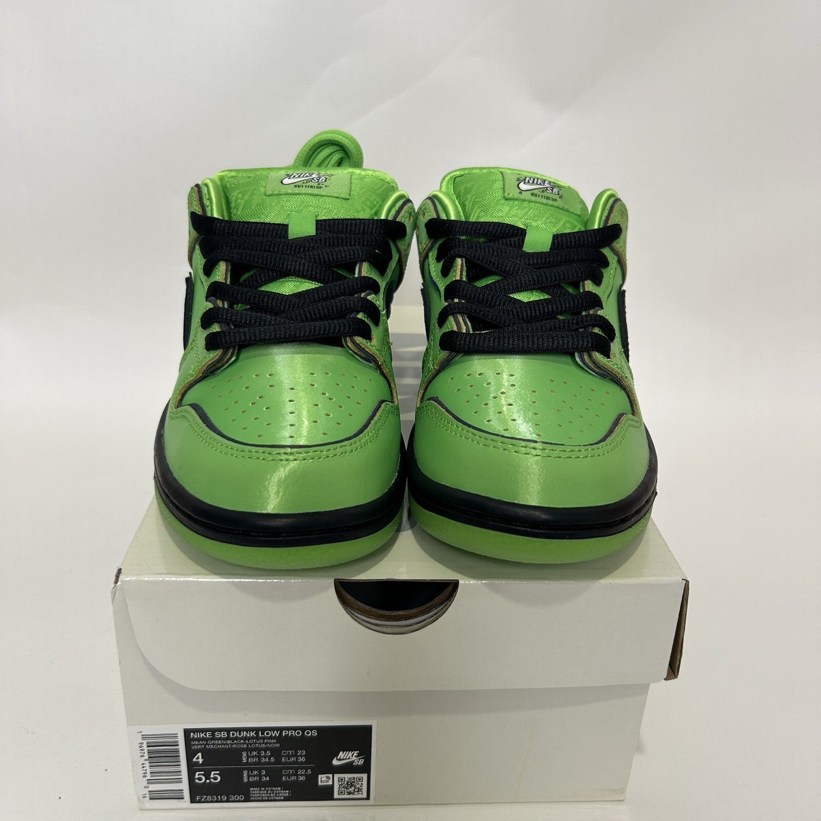Nike SB Dunk Low QS The Powerpuff Girls “Buttercup” FZ8319-300 Men’s 4 New