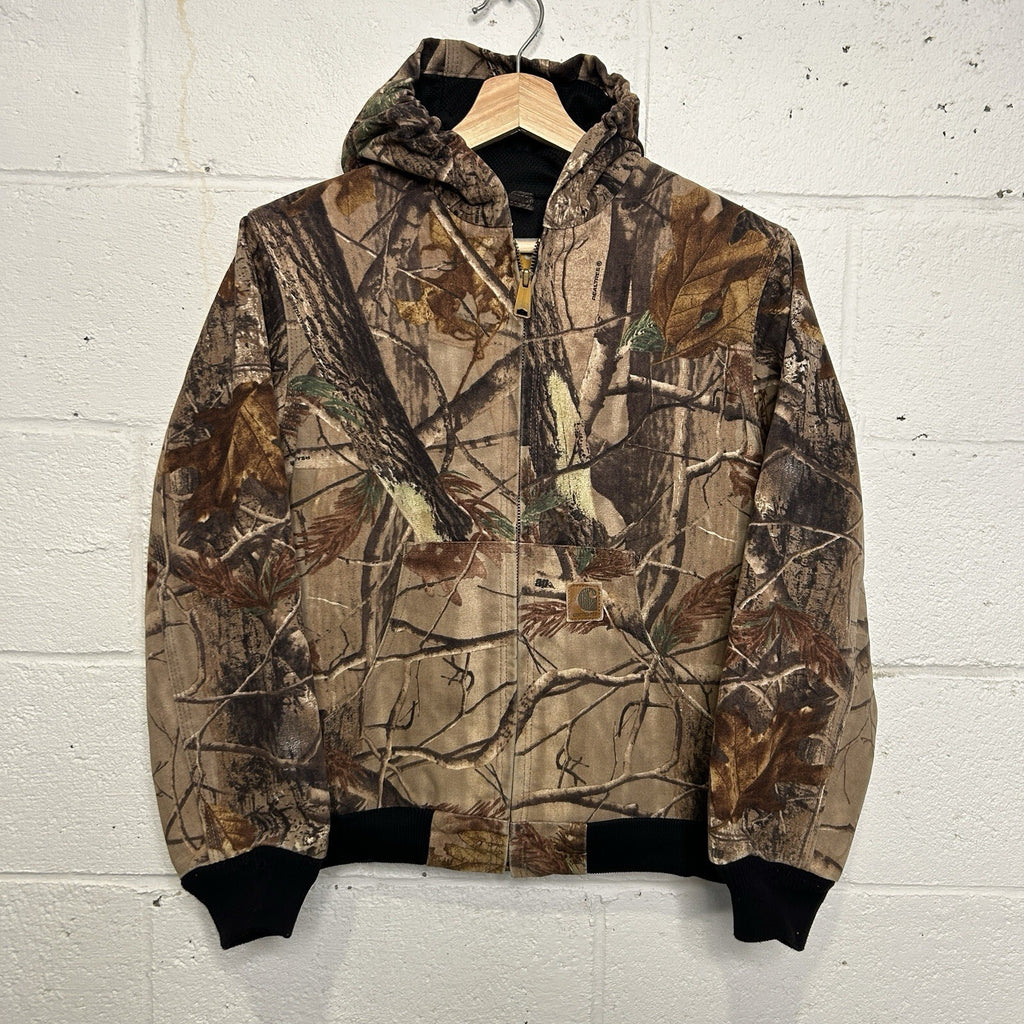 Vintage Carhartt Realtree Thermal-Lined Active Jacket “Camo” YYJ220 CAP Youth L