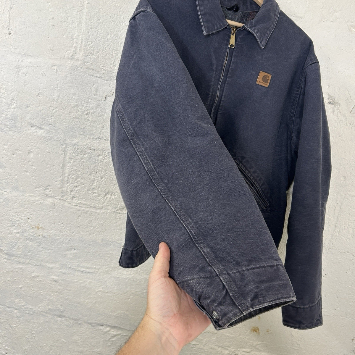 Vintage Carhartt Blanket-Lined Detroit Jacket “Petrol Blue” J204 PTB
