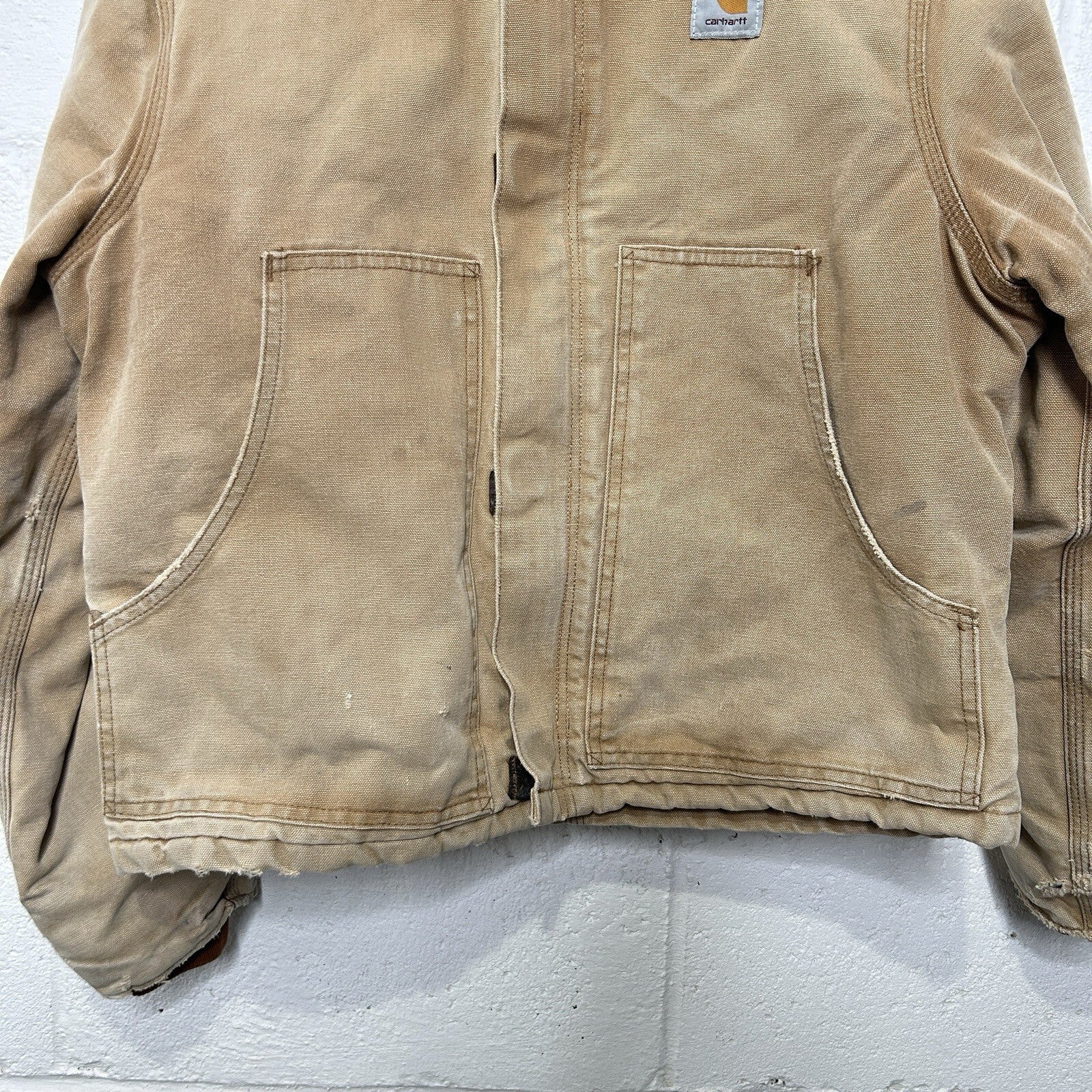 Vintage Carhartt Quilted Traditional Artic Jacket “Brown” J02 BRN Men’s Small