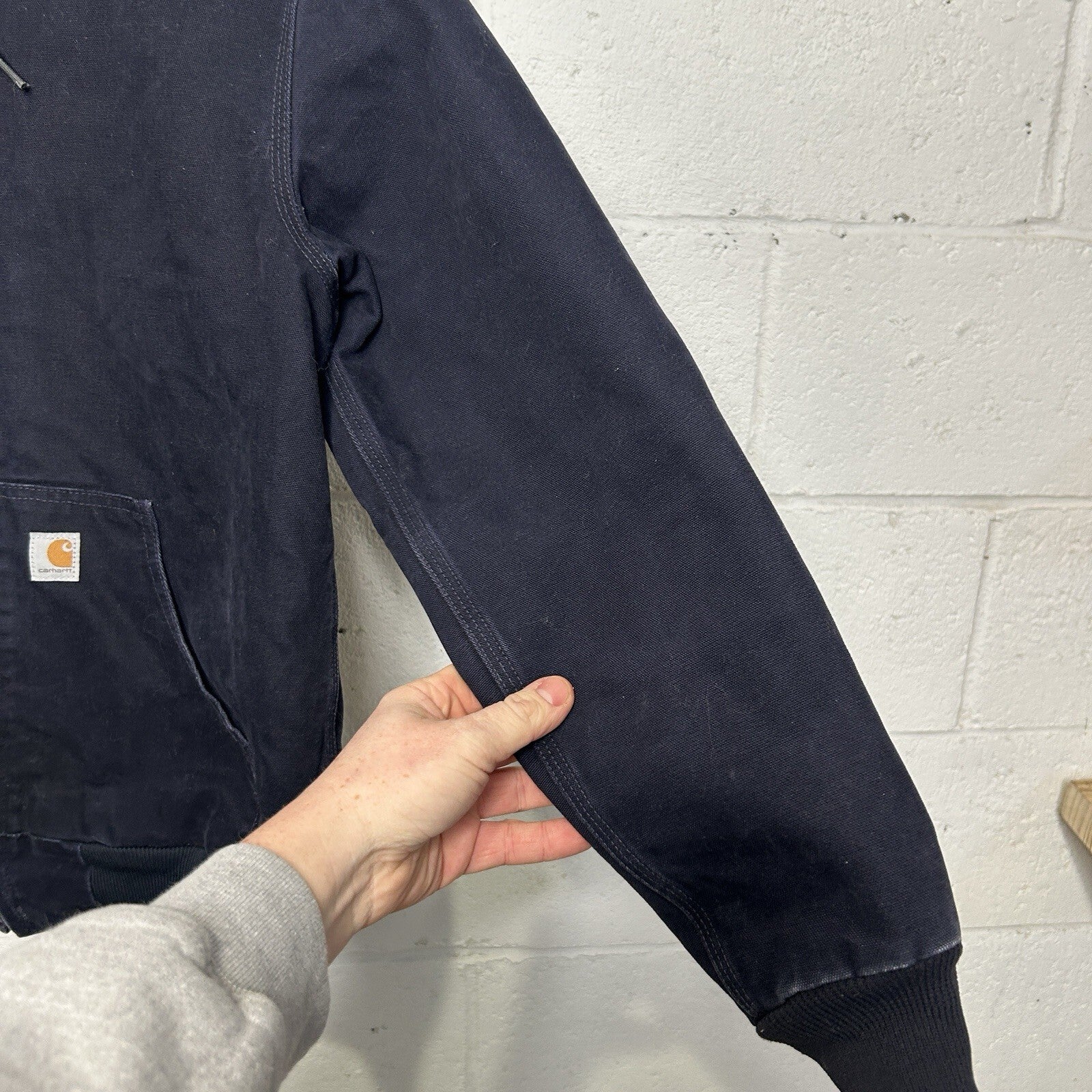 Carhartt Quilted Hooded Active Jacket “Navy Blue” WJ130-403 Women’s Small
